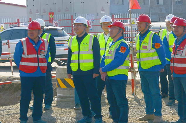Zhao Qiming visited Mengneng Jinshan Project